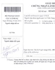 Consular legalization receipt (paid)